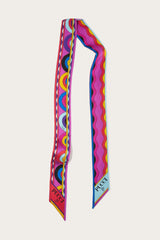 PUCCI Onde And Bersaglio-Print Silk-Twill Scarf | Women Silks