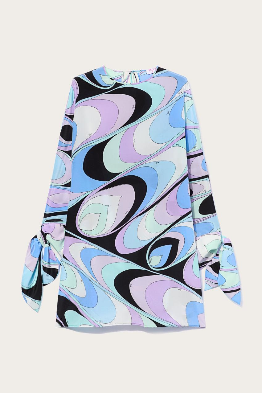 PUCCI Onde -Print Silk Kaftan | Women Kaftans