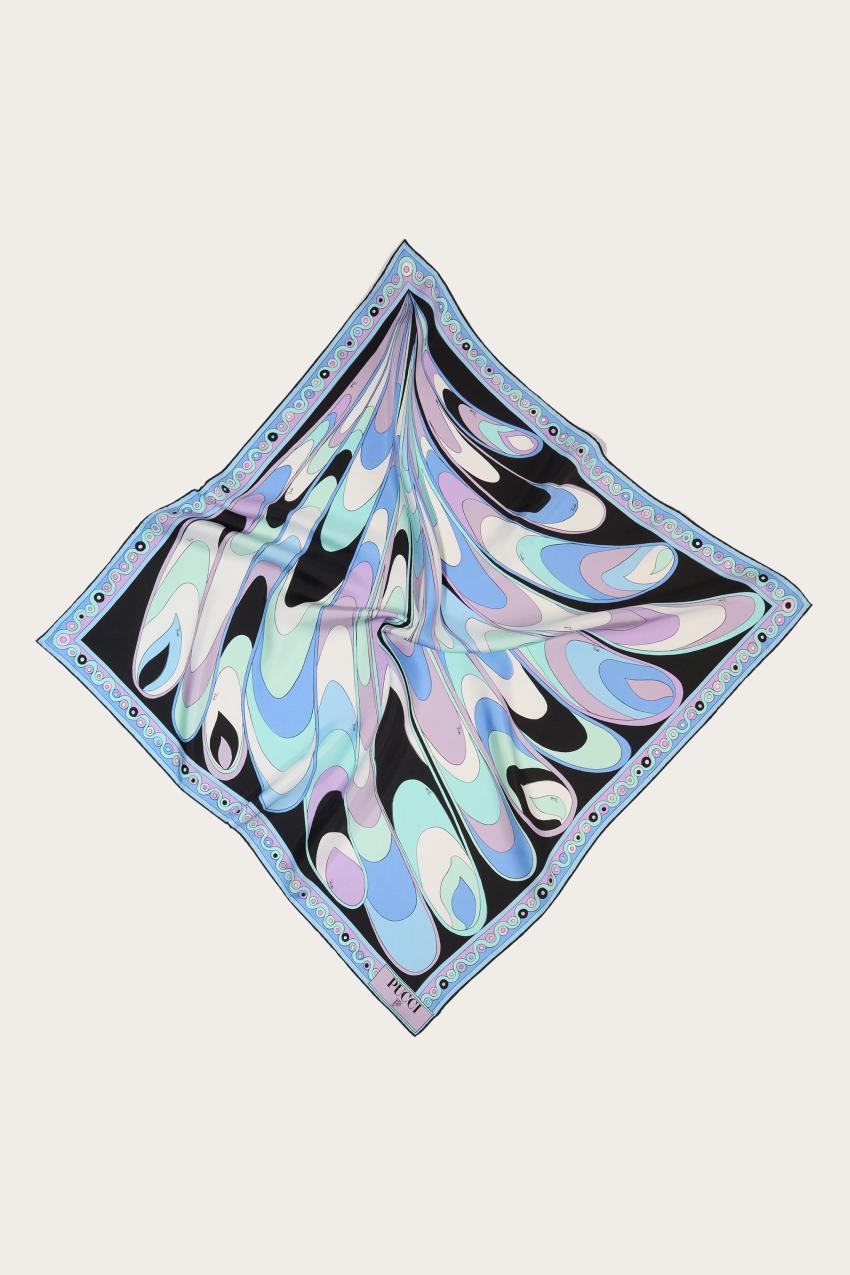 PUCCI Onde-Print Silk Scarf | Women Silks