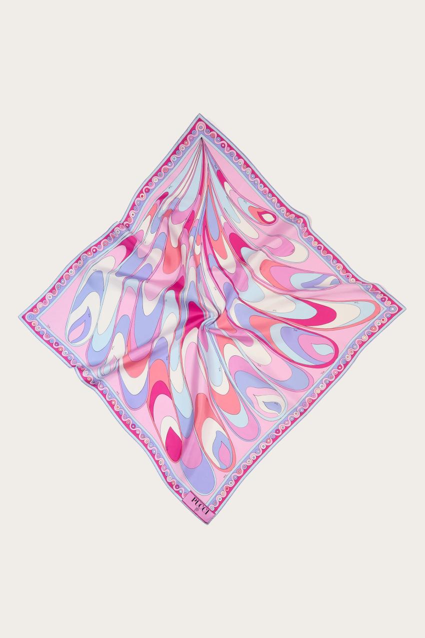 PUCCI Onde-Print Silk Scarf | Women Silks