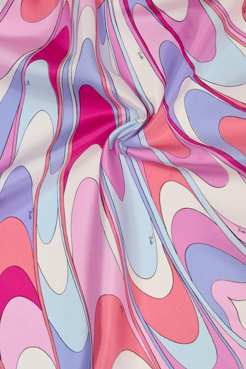 PUCCI Onde-Print Silk Scarf | Women Silks