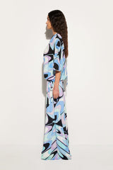 PUCCI Onde-Print Silk Top | Women Tops And Shirts