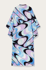 PUCCI Onde-Print Silk-Twill Kaftan | Women Kaftans