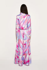 PUCCI Onde-Print Silk-Twill Trousers | Women Pants And Shorts