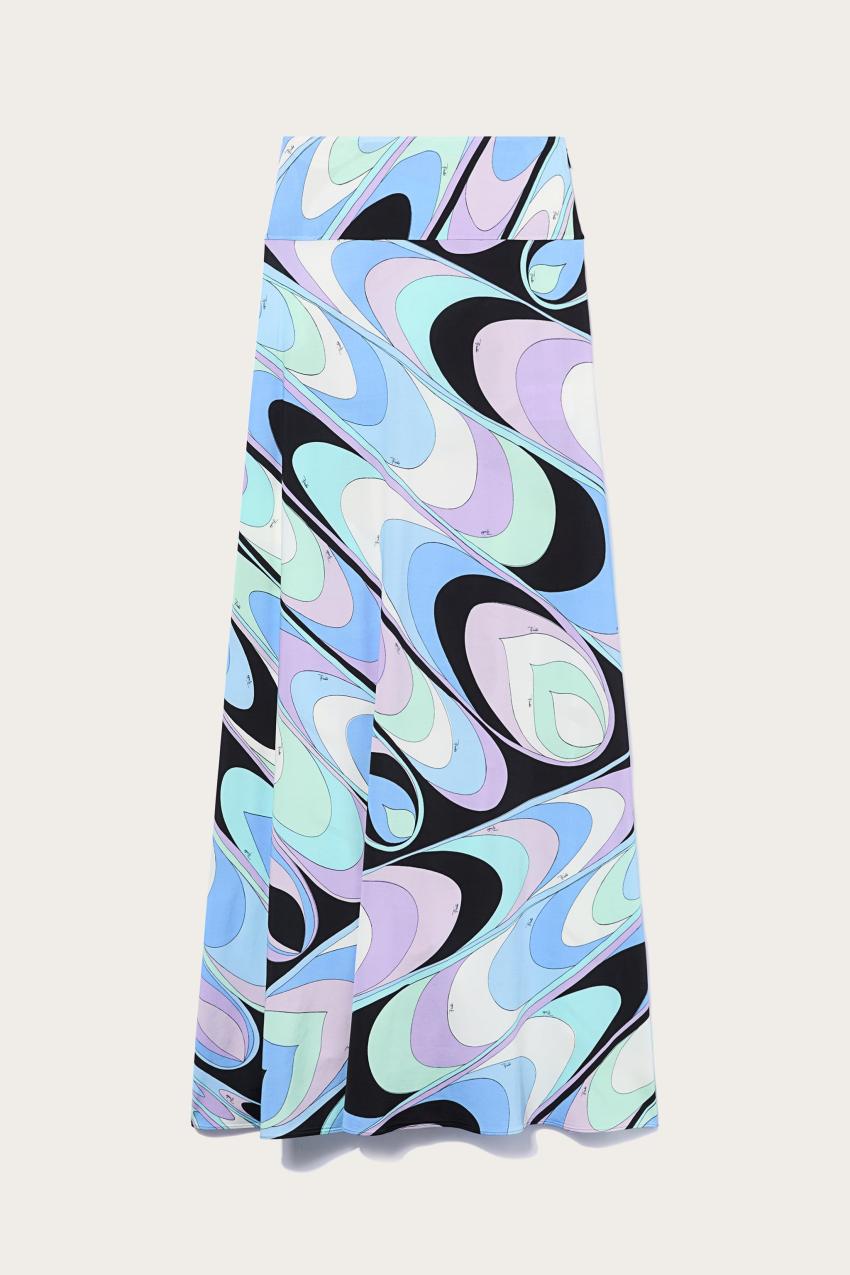 PUCCI Onde-Print Skirt | Women Skirts
