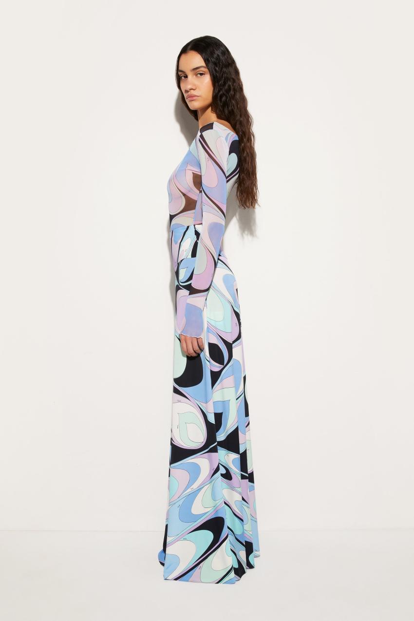 PUCCI Onde-Print Skirt | Women Skirts