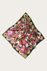PUCCI Onde-Print Small Silk-Twill Carré | Women Silks