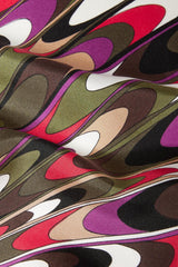 PUCCI Onde-Print Small Silk-Twill Carré | Women Silks