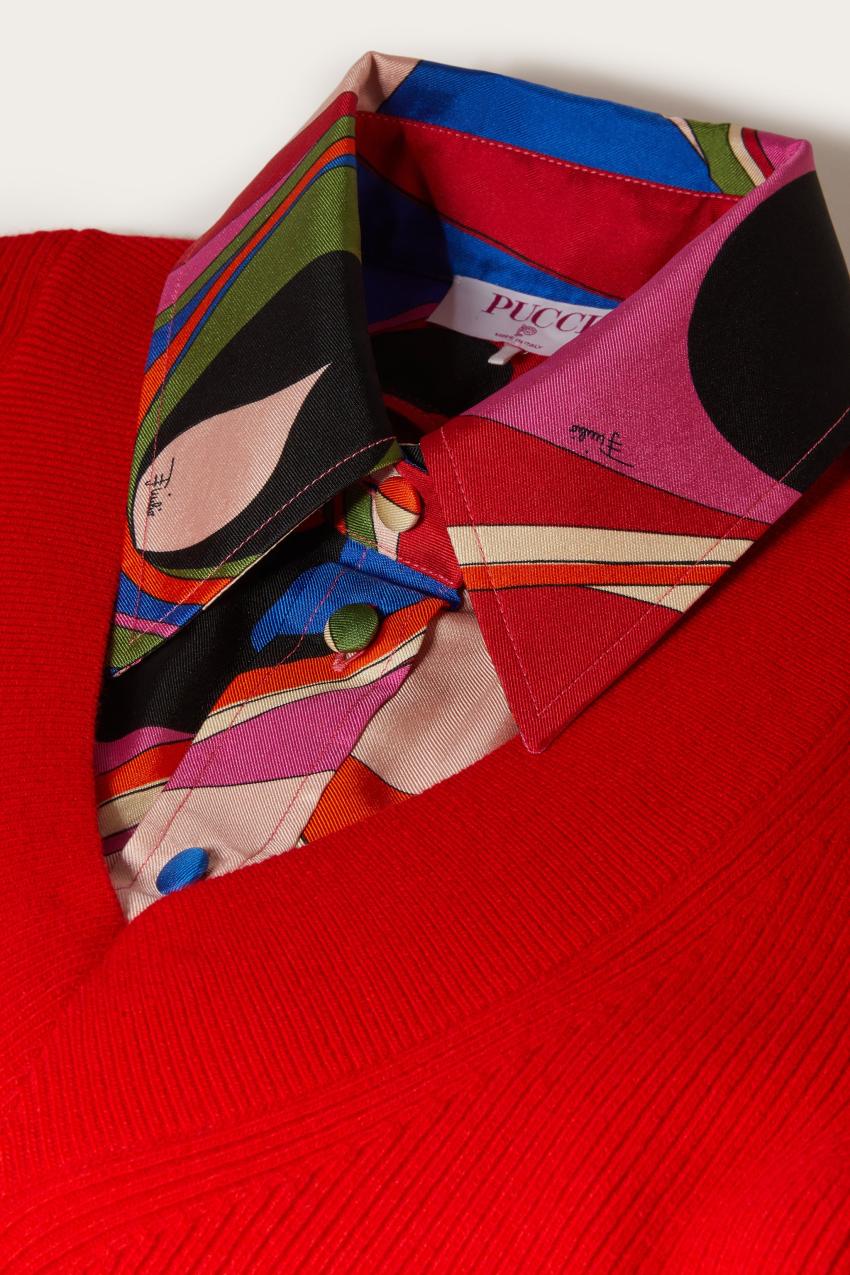 PUCCI Onde-Print Sweater | Women Knitwear