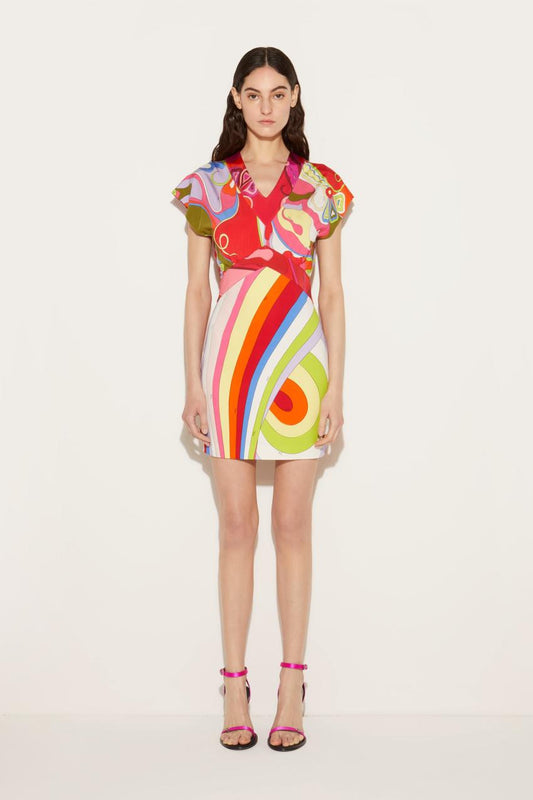 PUCCI Orchidee And Iride-Print Dress | Women Dresses