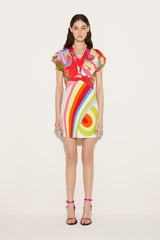 PUCCI Orchidee And Iride-Print Dress | Women Dresses