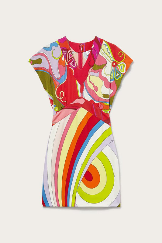 PUCCI Orchidee And Iride-Print Dress | Women Dresses