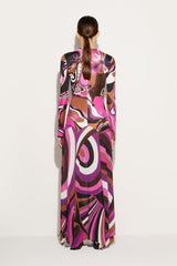 PUCCI Orchidee And Iride-Print Long Dress | Women Dresses