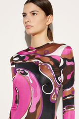 PUCCI Orchidee And Iride-Print Long Dress | Women Dresses