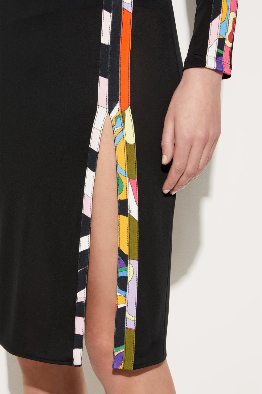 PUCCI Orchidee And Iride-Print Pencil Skirt | Women Skirts