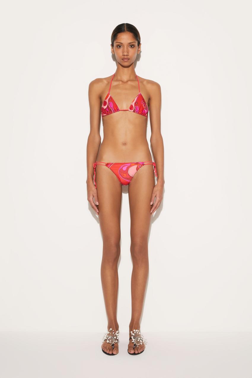 PUCCI Orchidee-Print Bikini Top | Women Bikini
