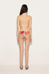 PUCCI Orchidee-Print Bikini Top | Women Bikini