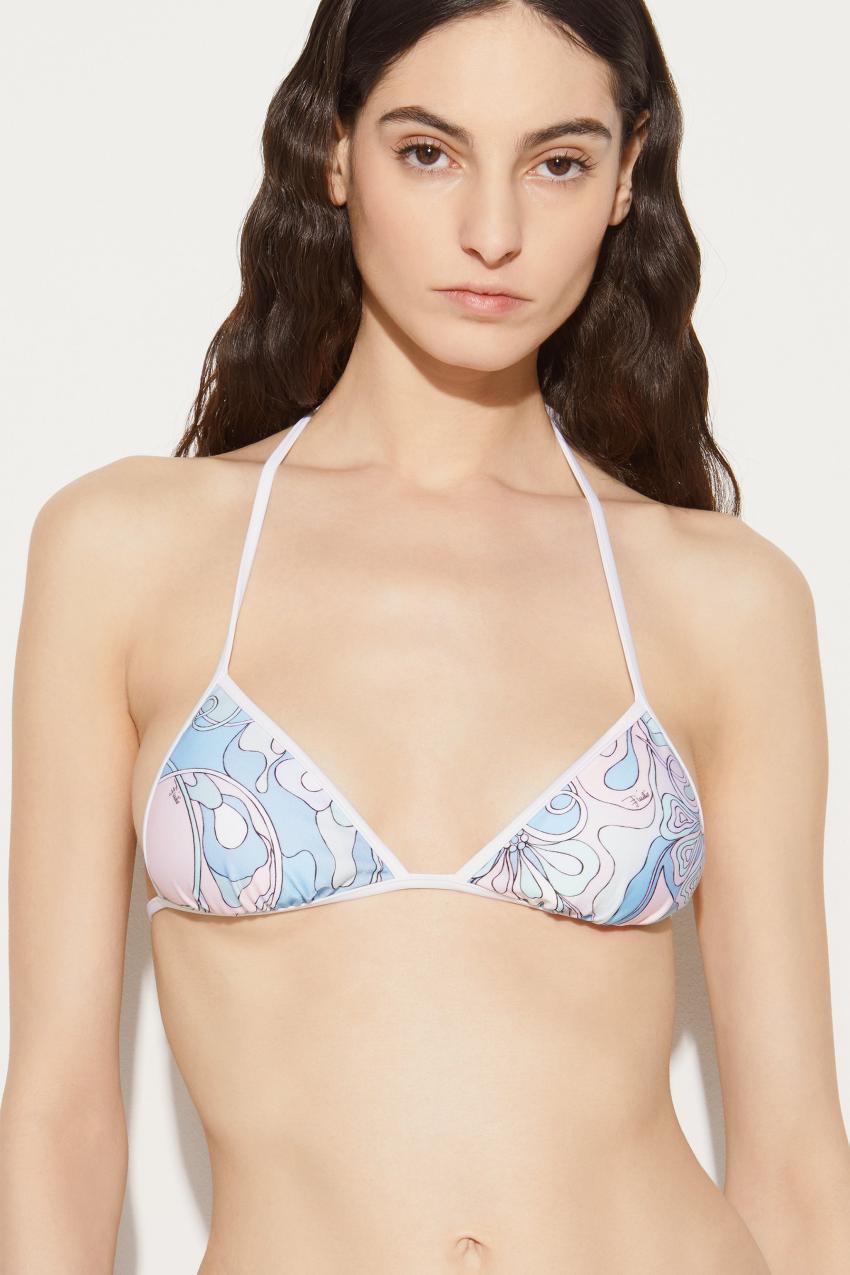 PUCCI Orchidee-Print Bikini Top | Women Bikini