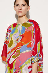 PUCCI Orchidee-Print Cotton Kaftan | Women Kaftans