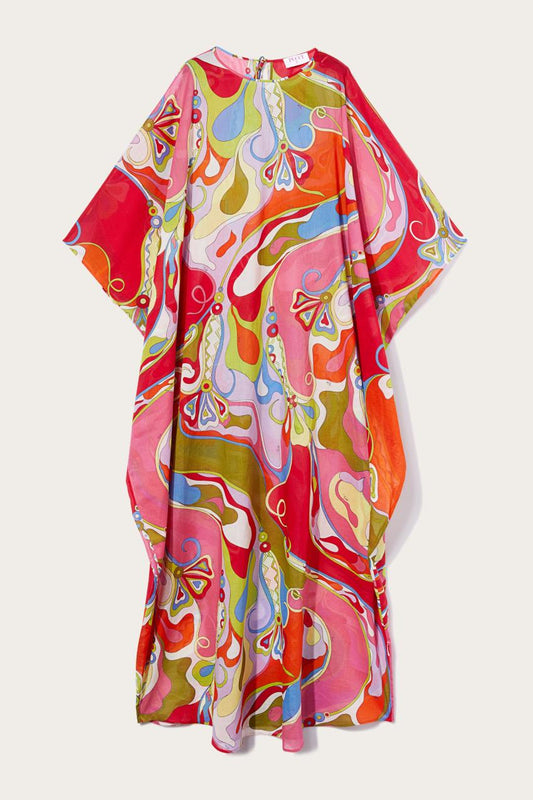 PUCCI Orchidee-Print Cotton Kaftan | Women Kaftans