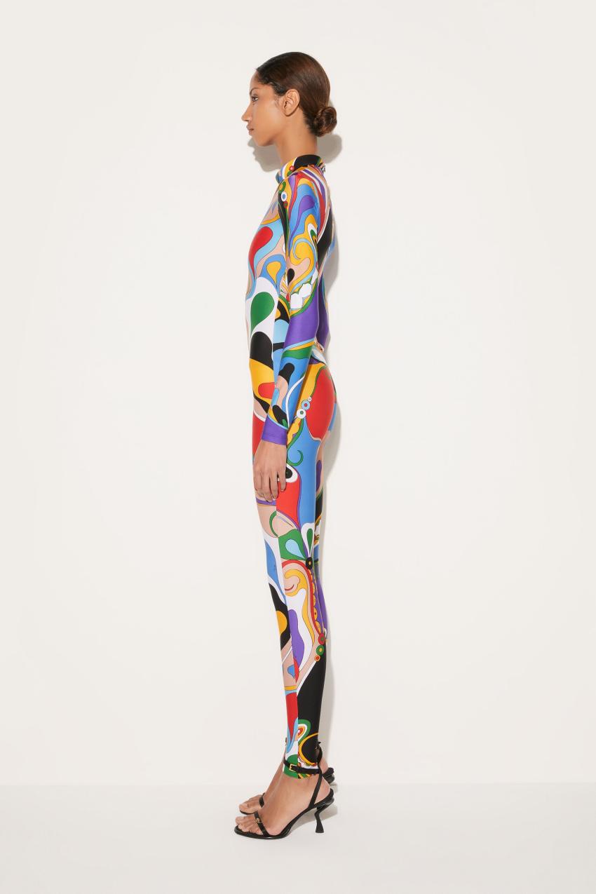 PUCCI Orchidee-Print Jumpsuit | Women Catsuits