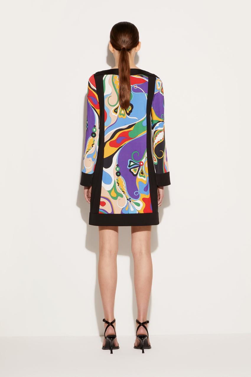 PUCCI Orchidee-Print Mini Dress | Women Dresses