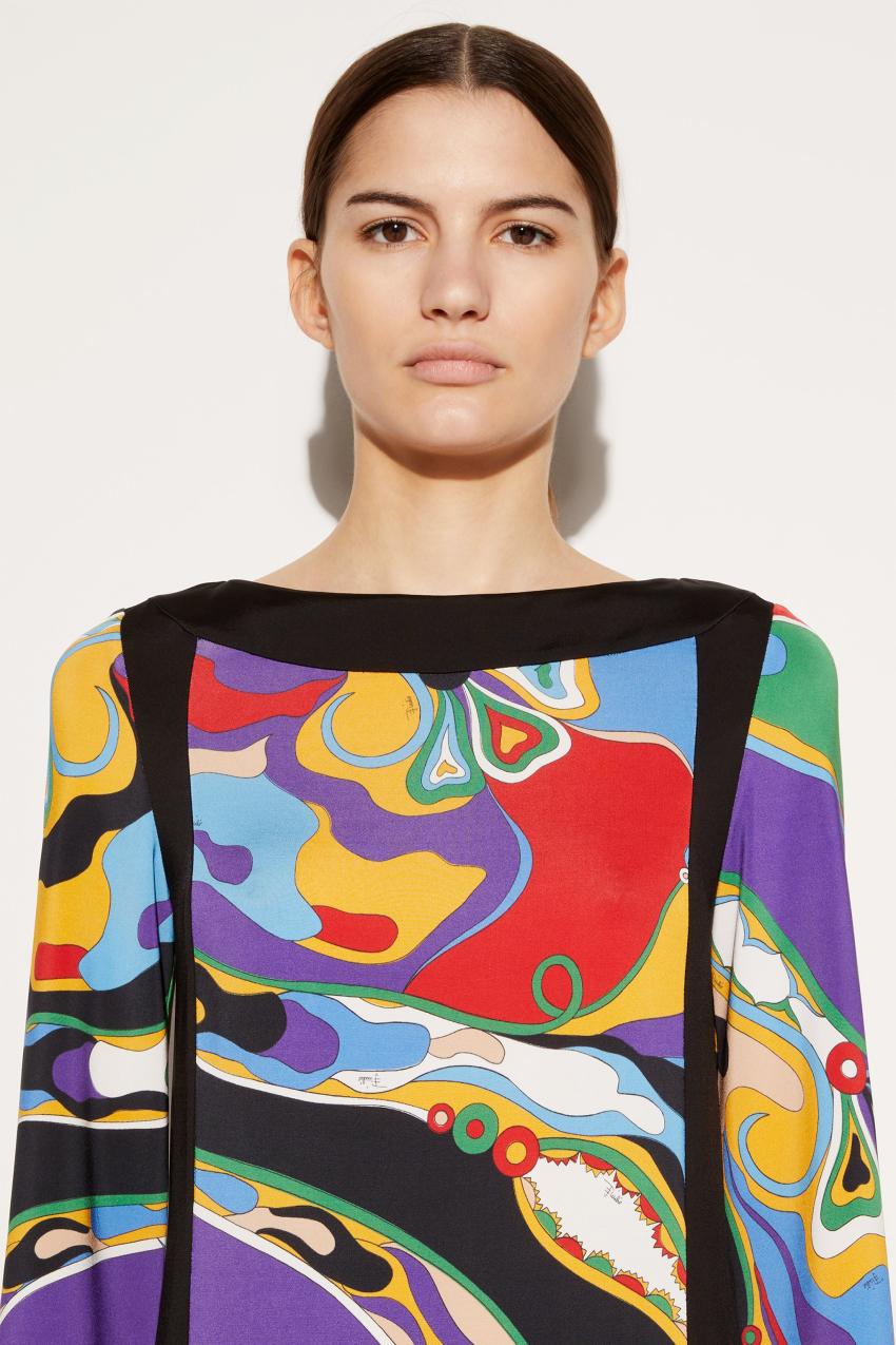 PUCCI Orchidee-Print Mini Dress | Women Dresses