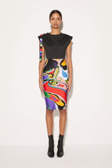 PUCCI Orchidee-Print Pencil Skirt | Women Skirts