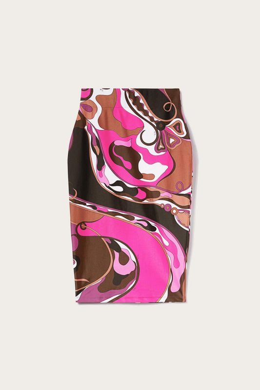 PUCCI Orchidee-Print Pencil Skirt | Women Skirts