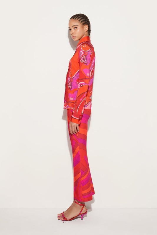 PUCCI Orchidee-Print Shirt | Women Tops And Shirts
