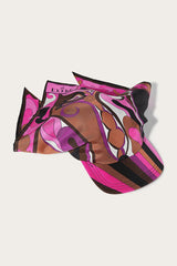 PUCCI Orchidee-Print Silk-Twill Cap | Women Hats And Hair Accessories