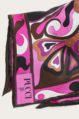 PUCCI Orchidee-Print Silk-Twill Cap | Women Hats And Hair Accessories