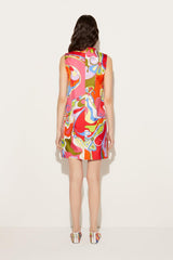 PUCCI Orchidee-Print Silk-Twill Dress | Women Dresses