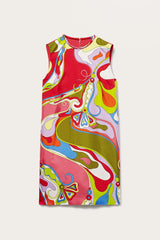 PUCCI Orchidee-Print Silk-Twill Dress | Women Dresses
