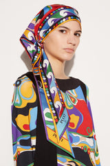 PUCCI Orchidee-Print Silk-Twill Scarf | Women Silks