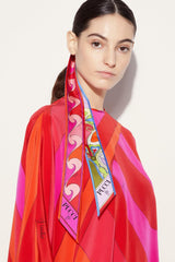 PUCCI Orchidee-Print Silk-Twill Scarf | Women Silks