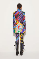 PUCCI Orchidee-Print Silk-Twill Skirt | Women Skirts