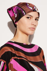 PUCCI Orchidee-Print Small Silk-Twill Carré | Women Silks