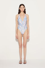 PUCCI Orchidee-Print Swimsuit | Women Swimsuits