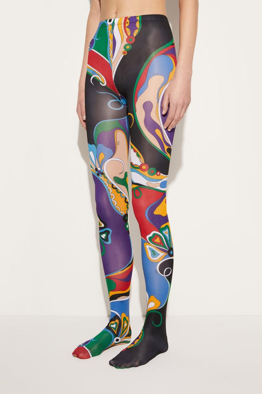 PUCCI Orchidee-Print Tights | Women Socks And Tights
