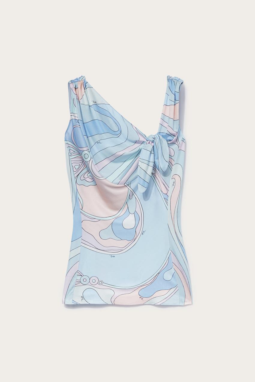PUCCI Orchidee-Print Top | Women Tops And Shirts