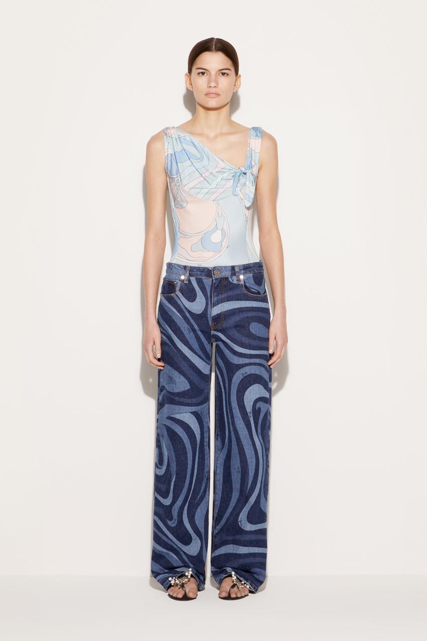 PUCCI Orchidee-Print Top | Women Tops And Shirts