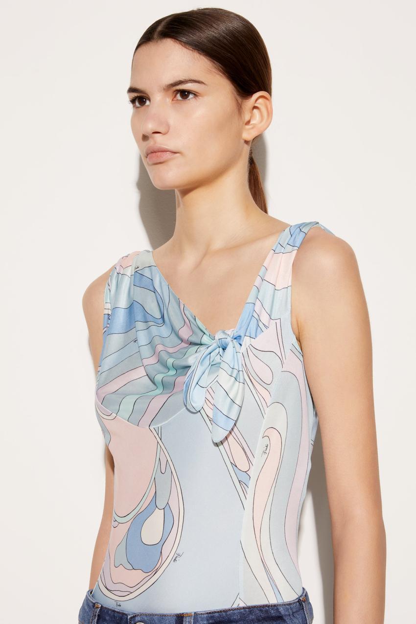 PUCCI Orchidee-Print Top | Women Tops And Shirts