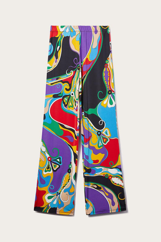 PUCCI Orchidee-Print Trousers | Women Pants And Shorts