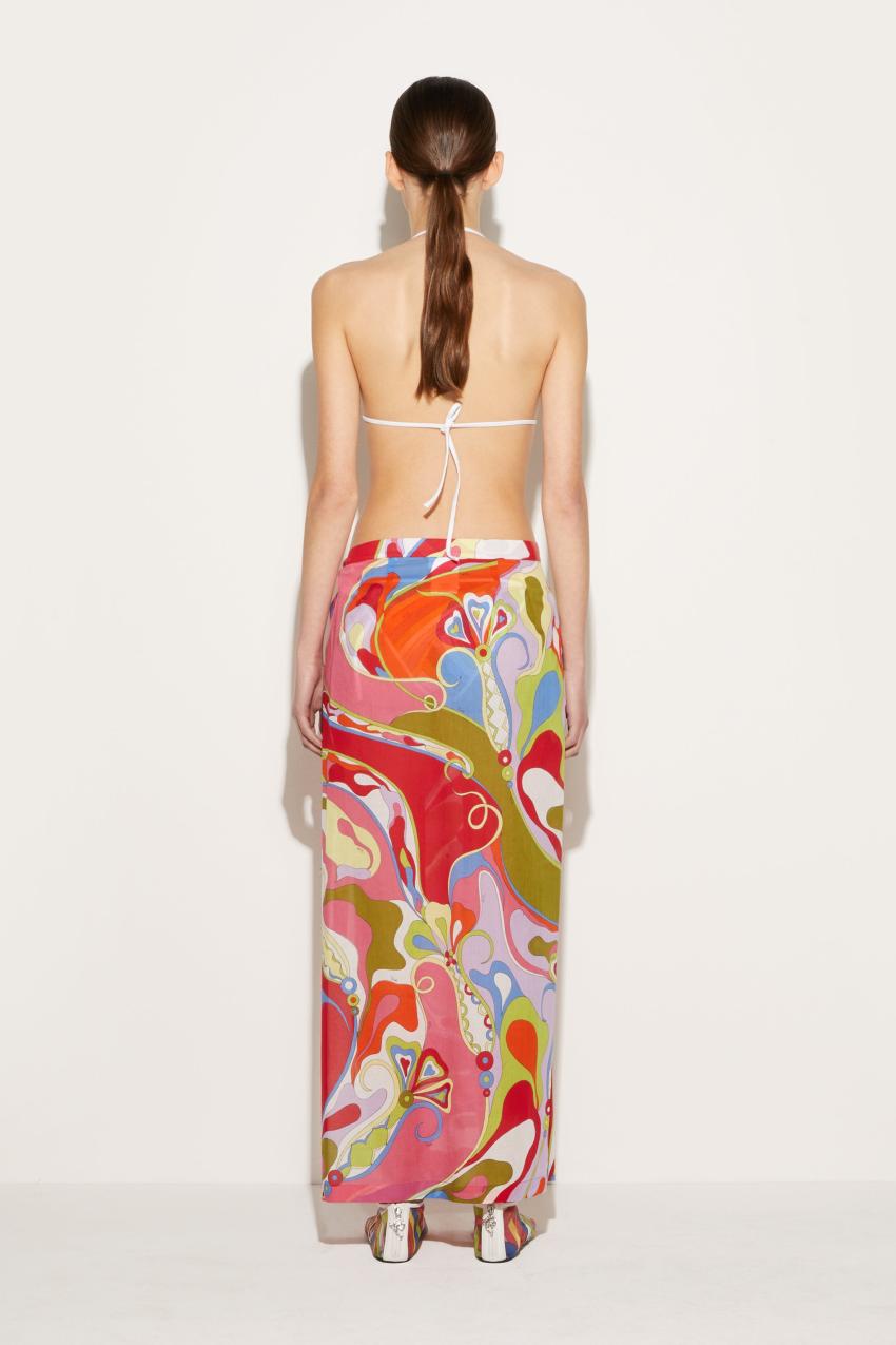 PUCCI Orchidee-Print Wrap Skirt | Women Sarong