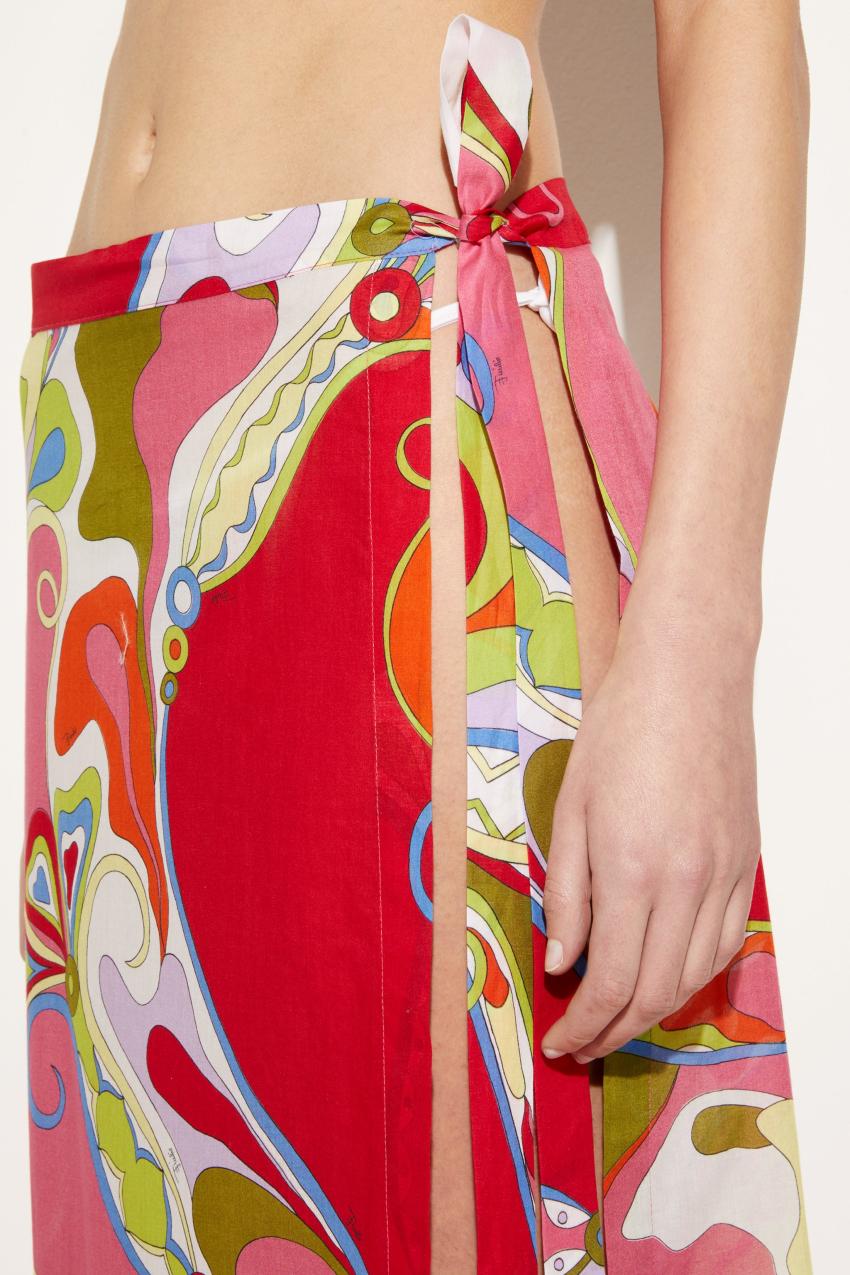 PUCCI Orchidee-Print Wrap Skirt | Women Sarong