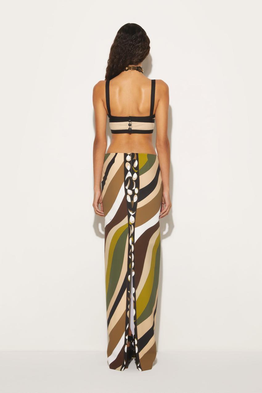 PUCCI Pesci-Print Long Skirt | Women Skirts