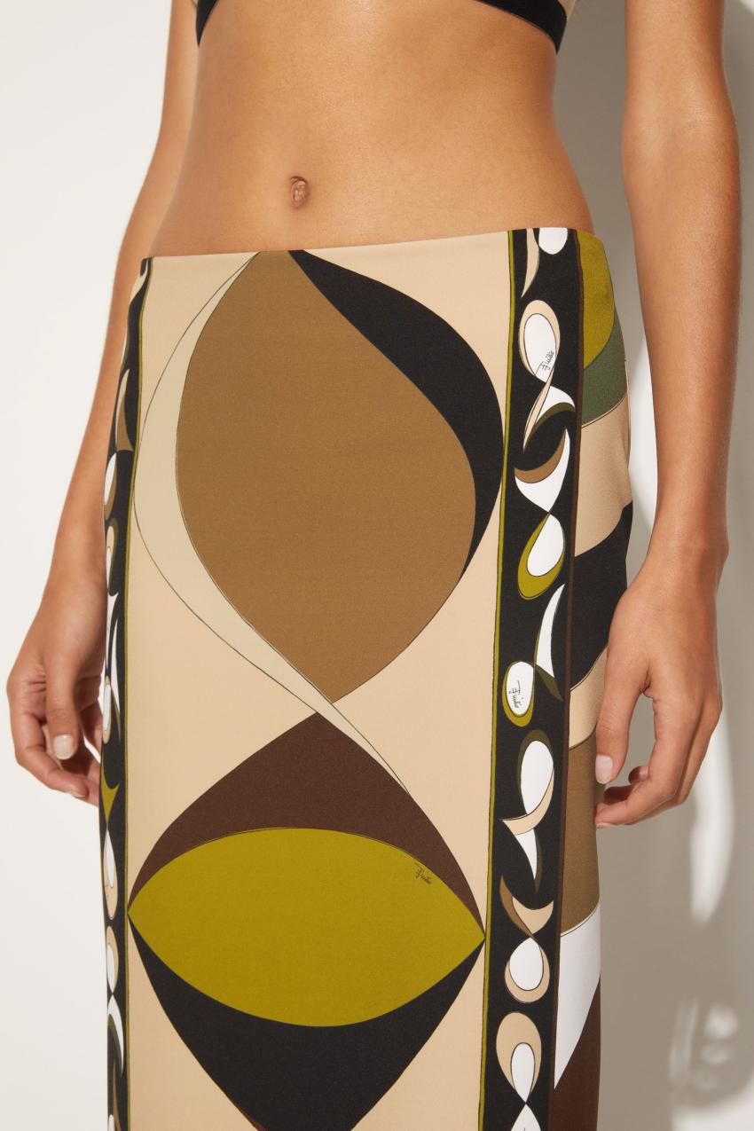 PUCCI Pesci-Print Long Skirt | Women Skirts