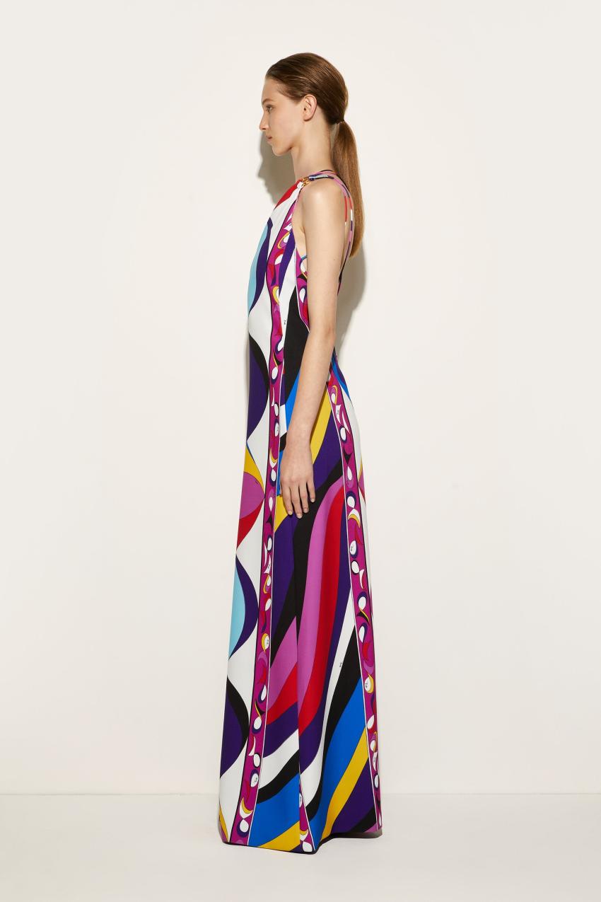 PUCCI Pesci-Print One-Shoulder Dress | Women Dresses