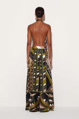 PUCCI Pesci-Print Silk-Twill Top | Women Tops And Shirts